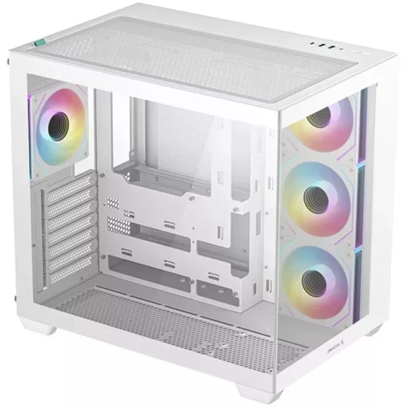 Caixa de PC DeepCool CG530 4F WH Midi Tower branco