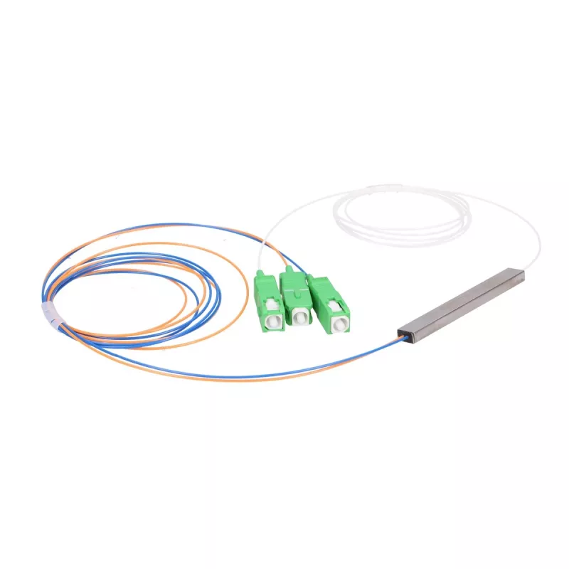 Splitter de cabo Extralink Splitter 1:2 PLC SC/APC 900µm 1m branco