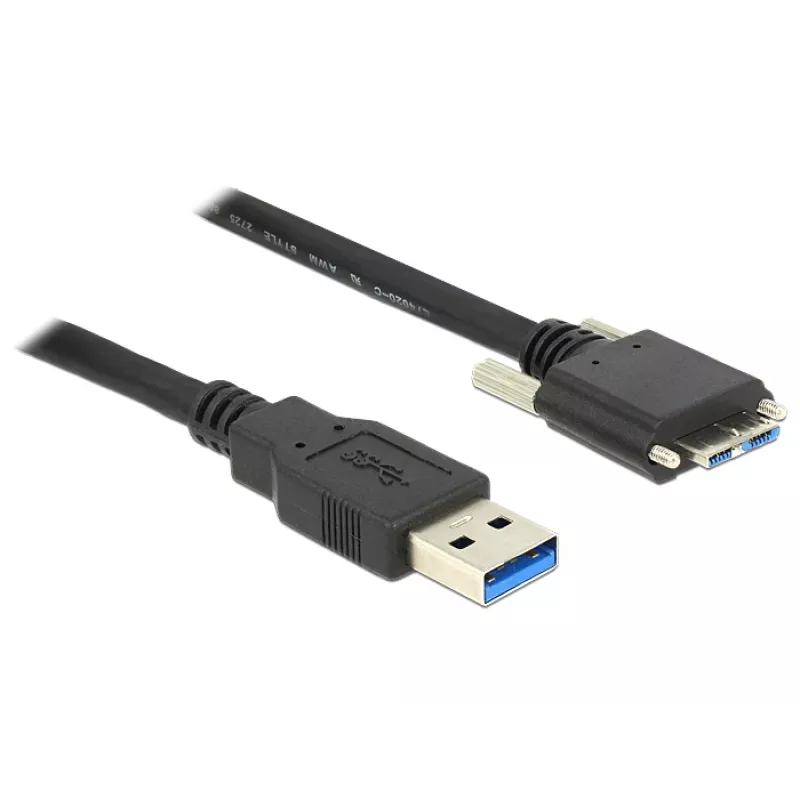 Cabo USB DeLOCK 83599 USB 3.2 Gen 1 3 m USB A Micro-USB B preto