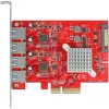 Placa Delock PCI Express x4 para 4 x USB SuperSpeed 10 Gbps externas (USB 3.2 Gen 2) conector fêmea USB Type-A - Adaptador USB - PCIe 3.0 x4 - USB 3.2 Gen 2 x 4 (90481)