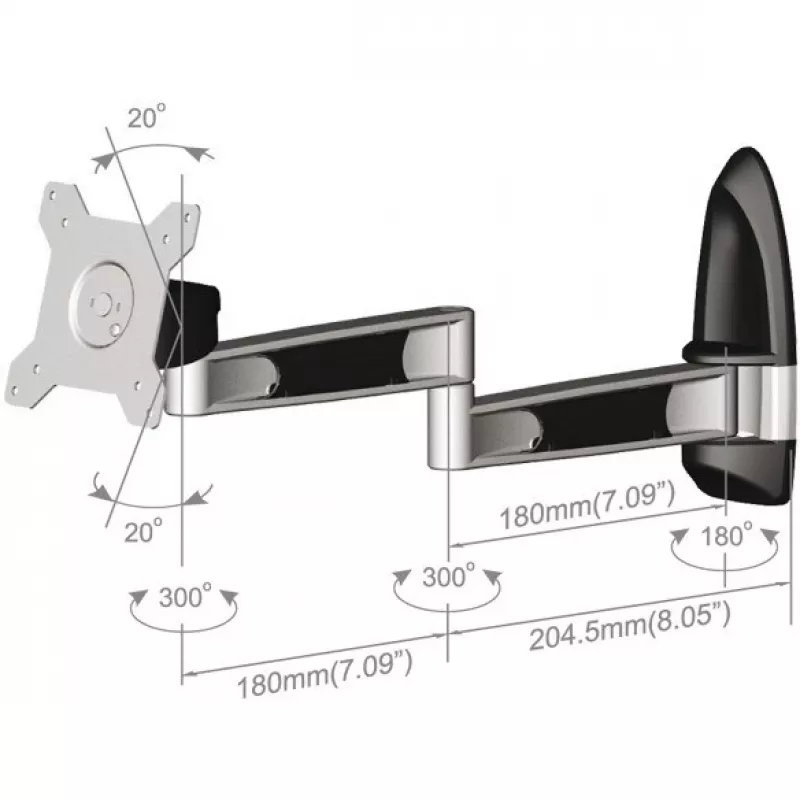 Tronje AR210 capacidade de carga 12 kg