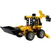 Conjunto de construção LEGO Technic Retroescavadora 42197 — direção articulada, carregador funcional, 104 peças, idade recomendada 7+