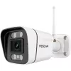 Câmara de vigilância Wi-Fi Foscam V8P Branco 8MP (3840x2160), Wi-Fi dual-band, projetor integrado e sirene de alarme (V8P-W)