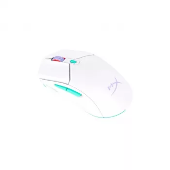 HyperX Pulsefire Haste 2 Core Wls - Rato de gaming (Wht/Grn/Pur)