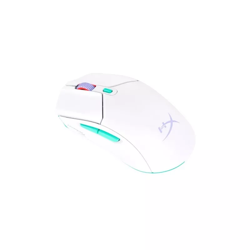 HyperX Pulsefire Haste 2 Core Wls - Rato de gaming (Wht/Grn/Pur)