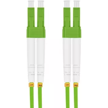 Cabo de patch de fibra ótica helos fibra ótica 50/125µm OM5 LC 15 m duplex