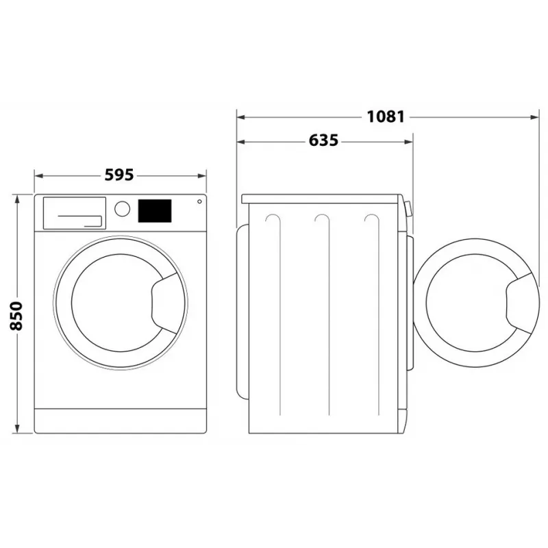 Máquina de lavar roupa Indesit FFD 11489 BV EE, A, carga frontal, capacidade de lavagem 11 kg, 1351 rpm, profundidade 60,5 cm, branco | Whirlpool