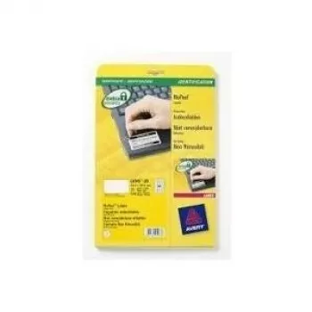 Etiquetas Avery NoPeel Avery Zweckform L6145 - polímero - branco - 25,4 x 45,7 mm 800 etiquetas (20 folhas x 40)