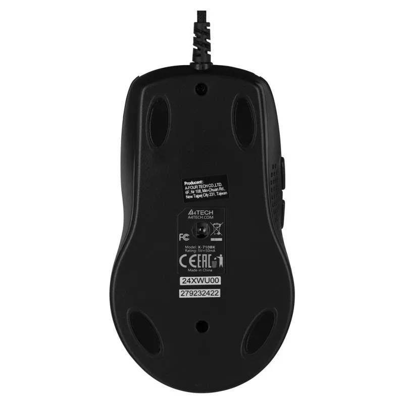 A4 Tech X-710 Scroll Wheel rato para PC PC/MAC 2 vias produto gaming