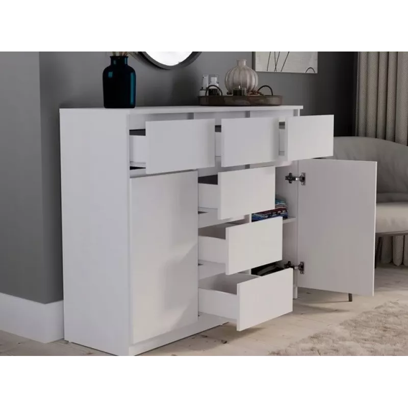 Cómoda MALWA 2D6S branca