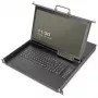 Consola KVM Digitus 17 polegadas HD LCD 8 portas VGA teclado alemão