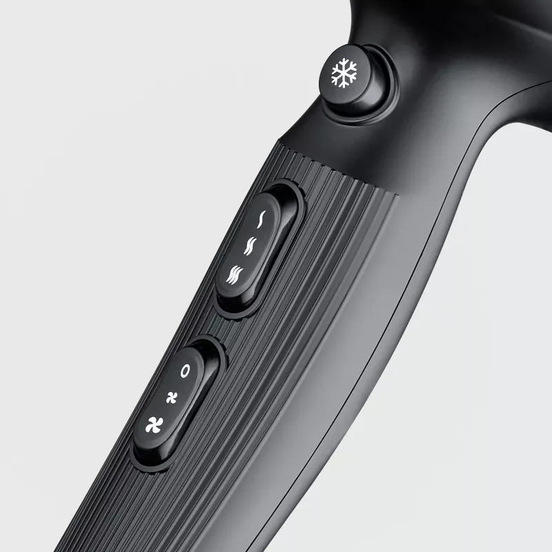Severin HT 0167 secador de cabelo, 2300 W, preto/prateado