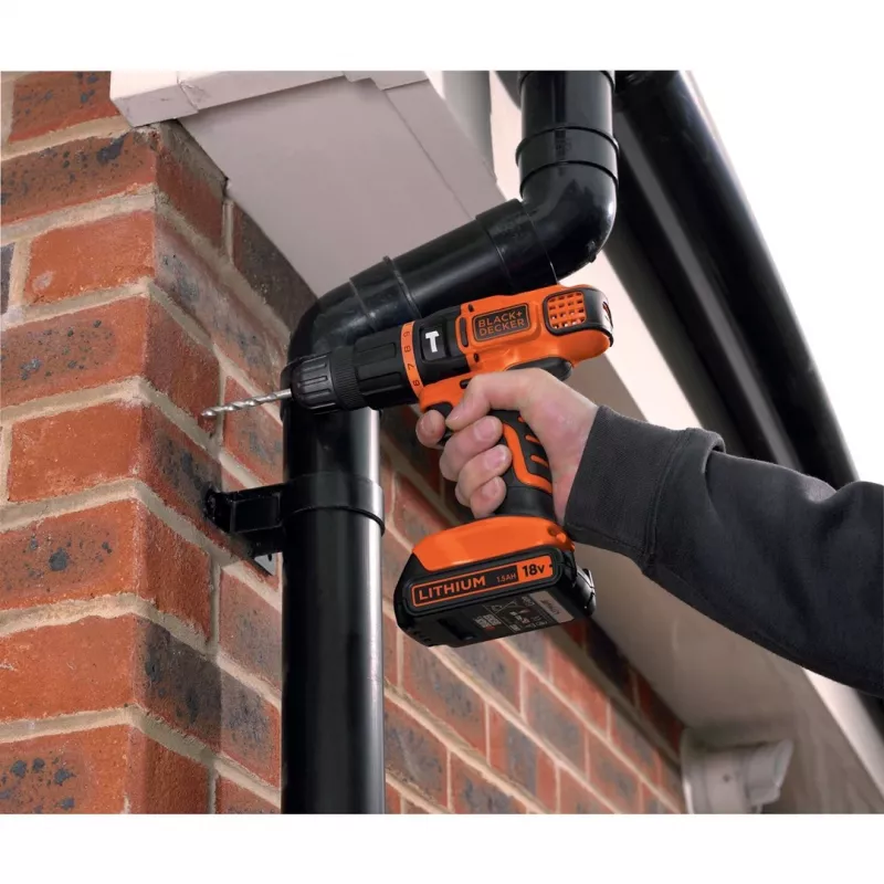 Berbequim de punho pistola Black & Decker BDCH188N-XJ 1350 U/min, 18 V