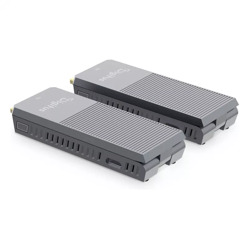 Conjunto de extensor HDMI sem fios DIGITUS DS-55359 — 4K/60Hz, 150 m, transmissor e recetor AV