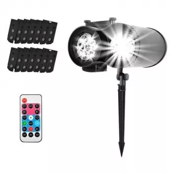 Projetor LED OEM 12-Slide projetor de decoração com iluminação LED