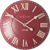 NeXtime Relógio 3083ro London Roman, Ø34.5 cm, relógio de parede, vermelho/branco