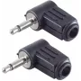 Conector de cabo shiverpeaks BS51100-W2 3,5 mm preto macho 2 unid.