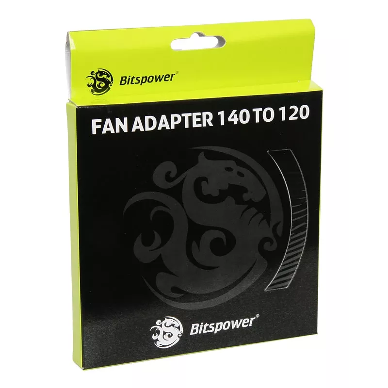 Conjunto de montagem BitsPower BP-FA140120-BK para ventoinha de 140 mm, preto