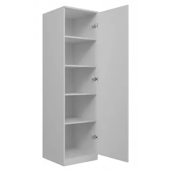 Armário de roupa Top e Shop SD-50 BI com 5 prateleiras, 1 porta, estrutura branca