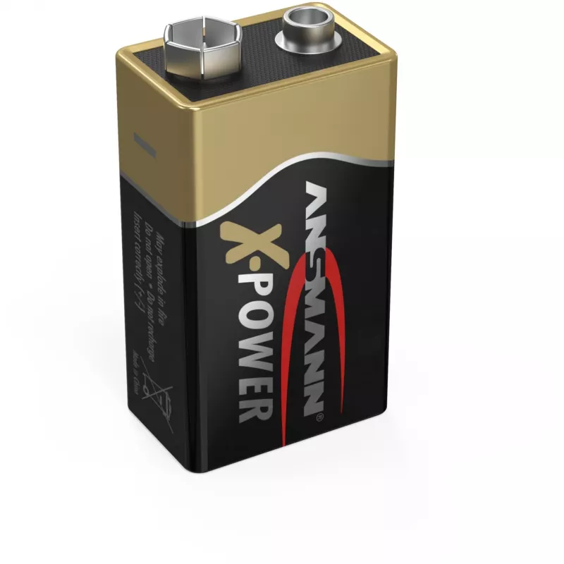 Pilha Ansmann 9V bloco