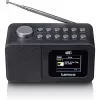 Lenco CR-625BK rádio-despertador DAB+/FM com Bluetooth e carregamento sem fios, preto