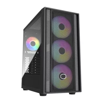 Caixa de PC Cooler Master MasterBox 600 Desktop preta