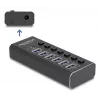 DeLOCK 64326 hub de interface USB 3.2 Gen 2 (3.1 Gen 2) Type-C 10000 Mbit/s preto