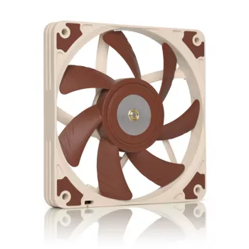 Ventoinha Noctua NF-A12x15 FLX — ventoinha de caixa de PC plana de 120 mm e 15 mm, 12 V, 1850 rpm, 94,2 m³/h, 23,9 dB, 3 pinos