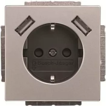 BJ 20 EUCB2USB-866 Tomada SCHUKO/2x USB (2CKA002011A6283)