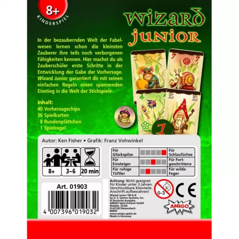 Wizard Junior, jogo de cartas