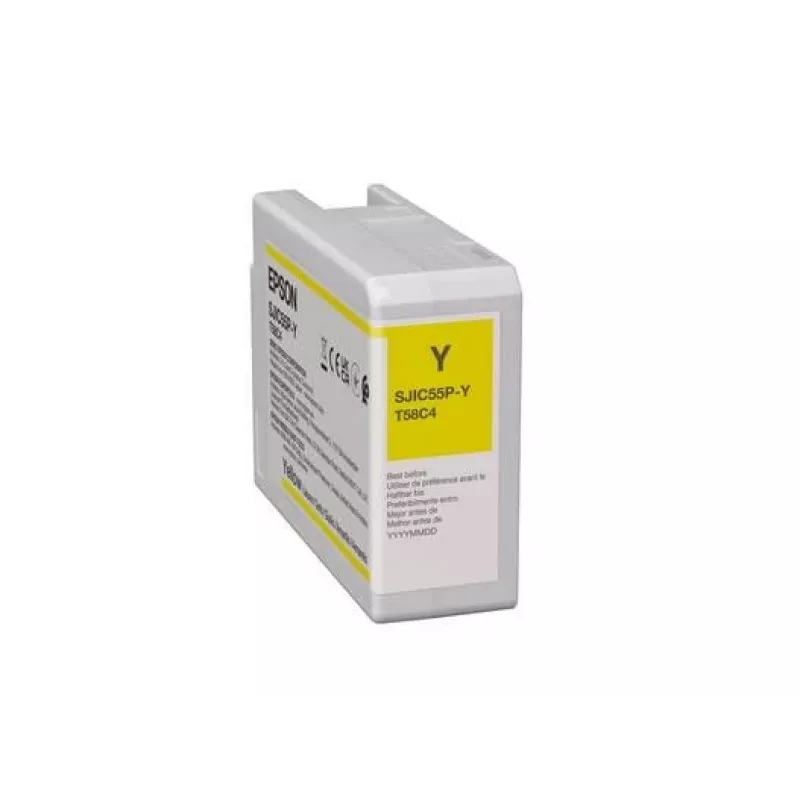 Tinteiro Epson SJIC55(Y) para ColorWorks CW-D6500/D6000 amarelo