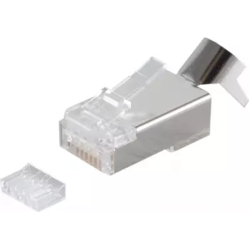 Conector modular ShiverPeaks 72062-R conector modular de 8 pinos para cablagem de dados e sinais