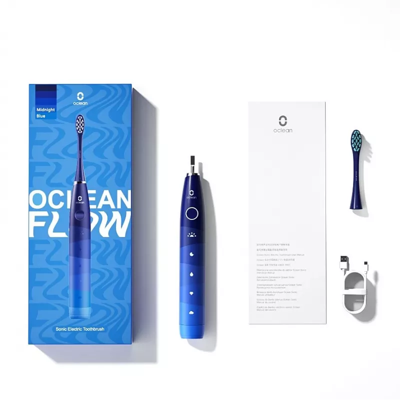 Escova de dentes sónica Oclean FLOW adulto azul
