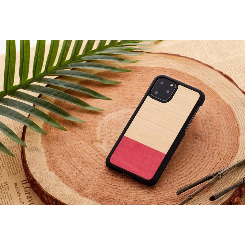 Capa para smartphone man and wood para iPhone 11 Pro Max — capa protetora preta