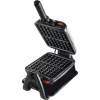 Máquina de waffles Tefal WM756D 2 waffles 1200 W preto, aço inoxidável