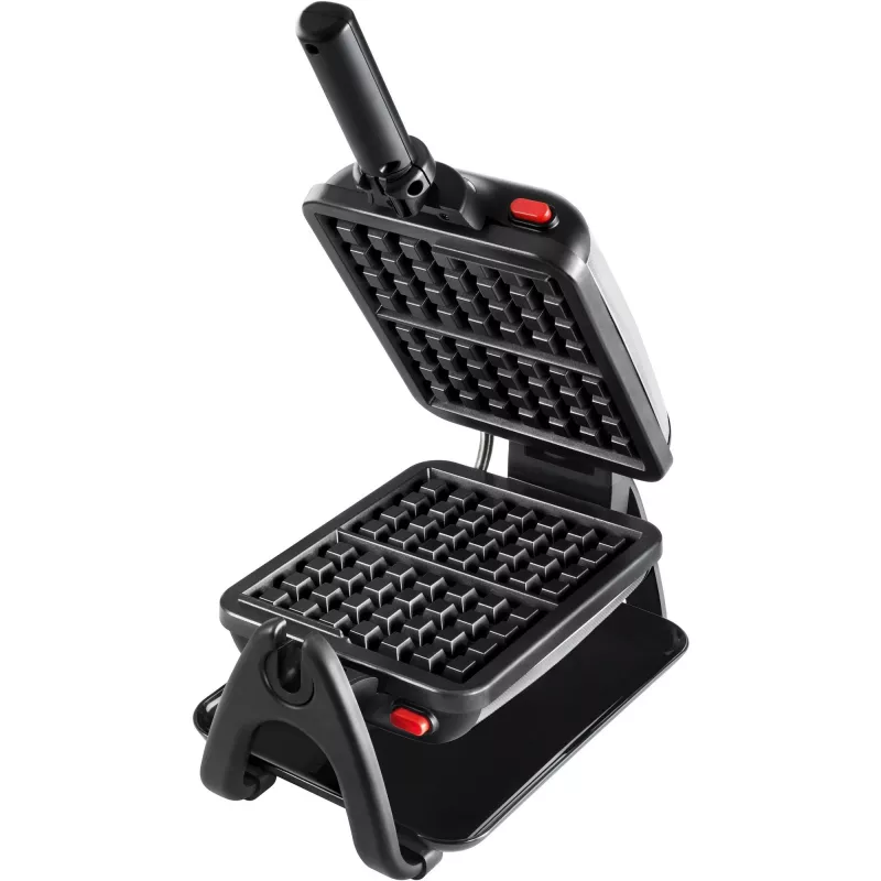 Máquina de waffles Tefal WM756D 2 waffles 1200 W preto, aço inoxidável