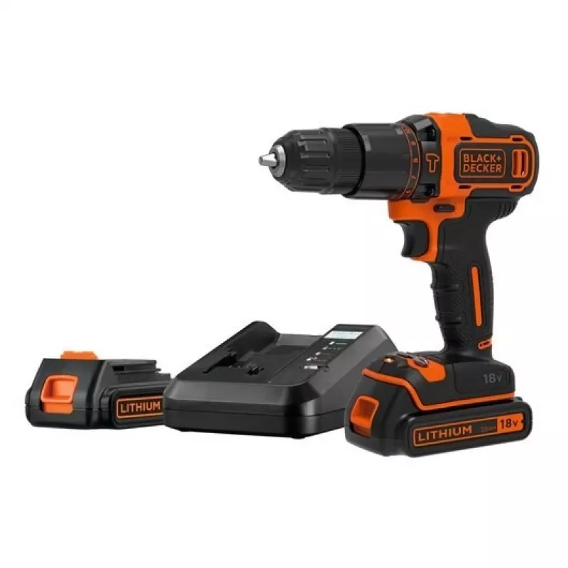 Berbequim Black & Decker BDCHD18K1B2-QW 1400 rpm