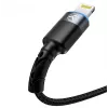 Cabo de dados USB para Lightning Tellur 1,2 m nylon entrançado preto