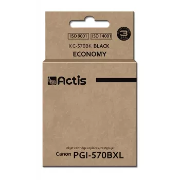 Tinta Actis KC-570BK (substituto do Canon PGI-570BK; Standard; 22 ml; preto)