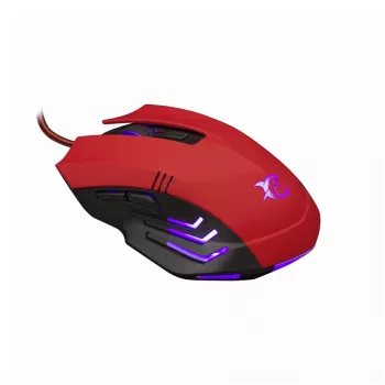 Rato White Shark GM-5006 HANNIBAL-2 vermelho 3200 DPI