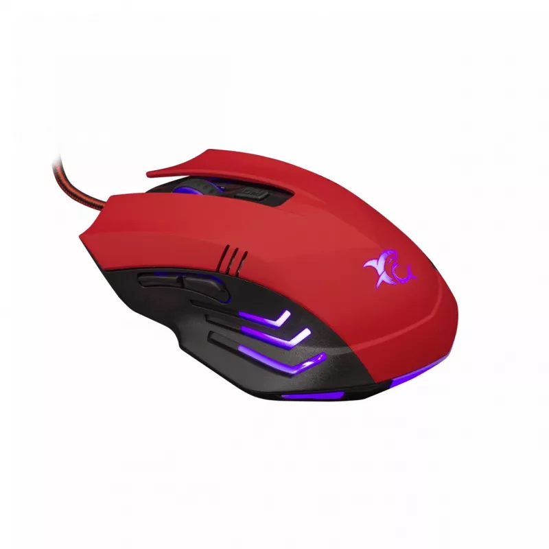 Rato White Shark GM-5006 HANNIBAL-2 vermelho 3200 DPI