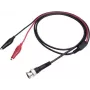 VOLTCRAFT cabo de medição BNC 114 cm preto, vermelho MSC-100 (MSC-100)