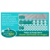 Tapete de casa de banho Beldray LA032647LGRYUFFEU7 Antibac Chevron espuma com memória, antibacteriano, cinzento