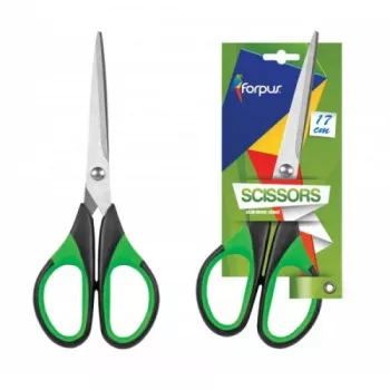 Tesoura Forpus, 17 cm, emborrachada
