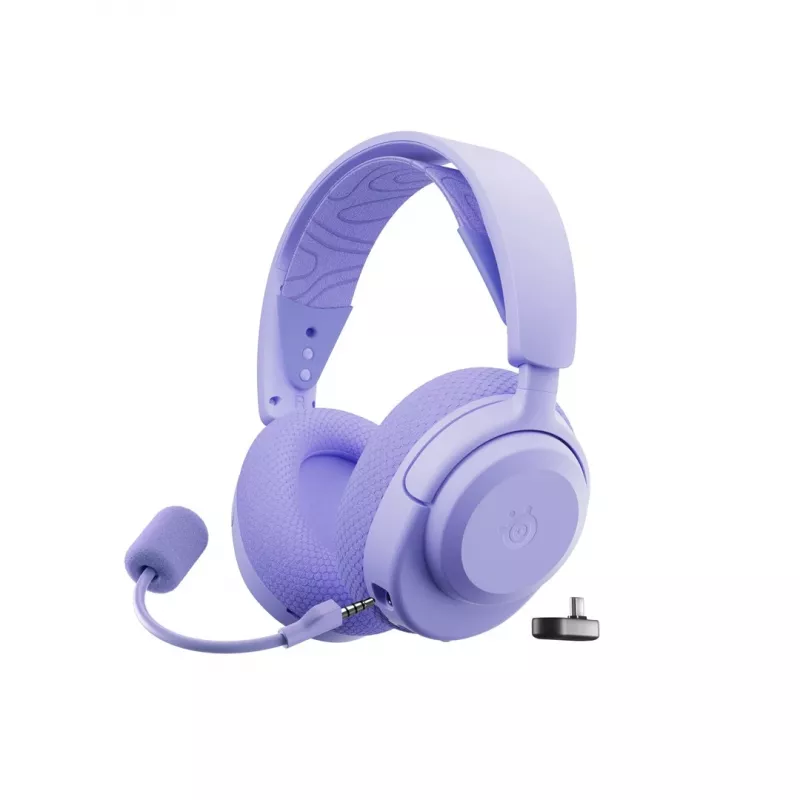 Steelseries Arctis Nova 3P Wireless auscultadores com microfone sem fios para PlayStation, Levander