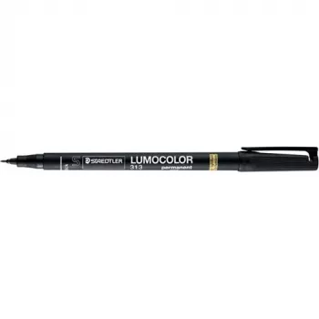 Marcador permanente ponta esférica Staedtler 313-2 preto 10 unid.