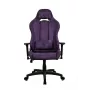 Cadeira gaming Arozzi Torretta SoftFabric roxa – design ergonómico, braços ajustáveis, encosto reclinável
