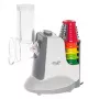 Cortador de legumes Adler AD 4815, 150 W, 5 discos, caixa em ABS, branco/cinzento