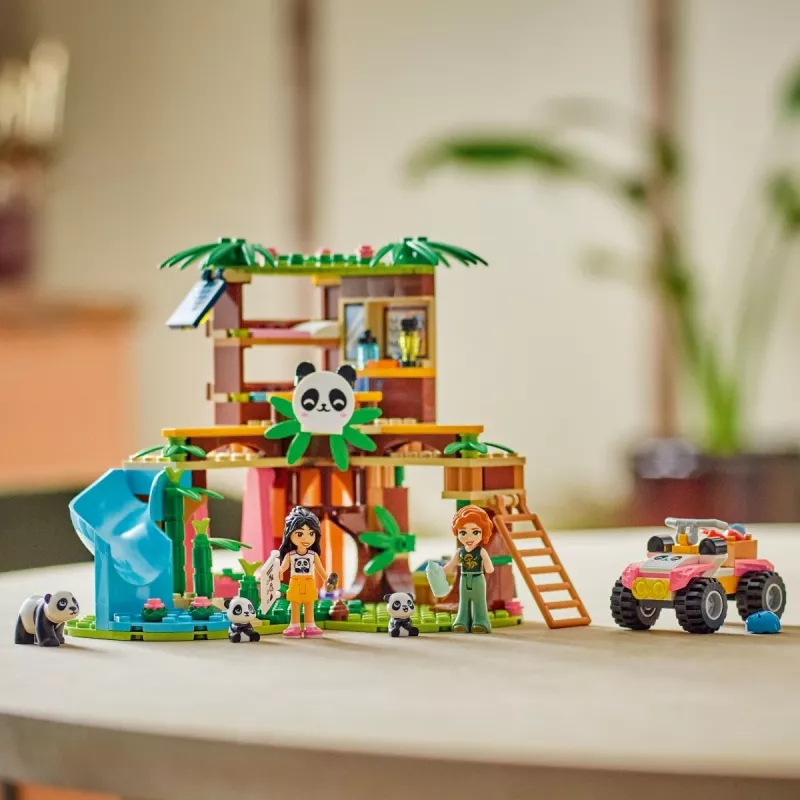 LEGO FRIENDS 42648 Santuário dos Pandas cuidados animais