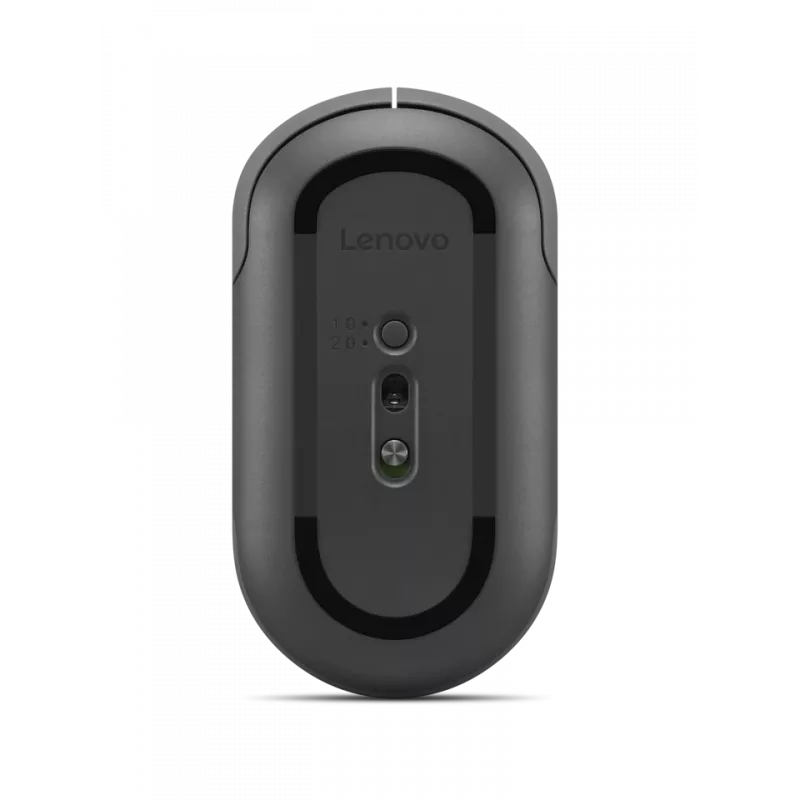Rato de computador Lenovo 350 ambidestro Bluetooth ótico 2400 DPI, 6 botões, cinzento